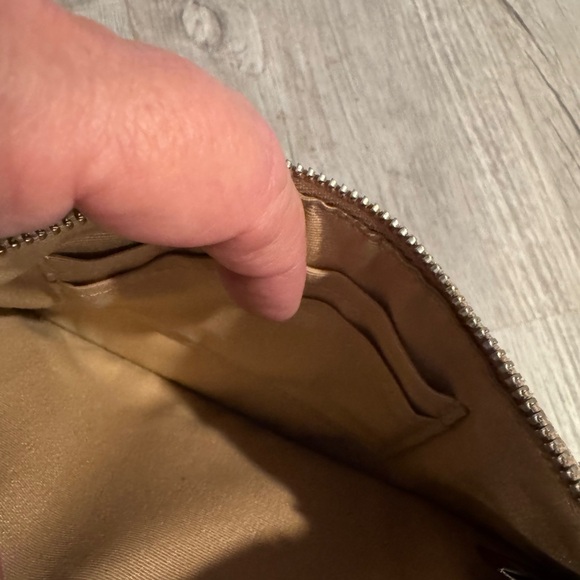 Coach Small Wristlet Wallet-Gold, Sparkly, New Year's Eve - Picture 7 of 9